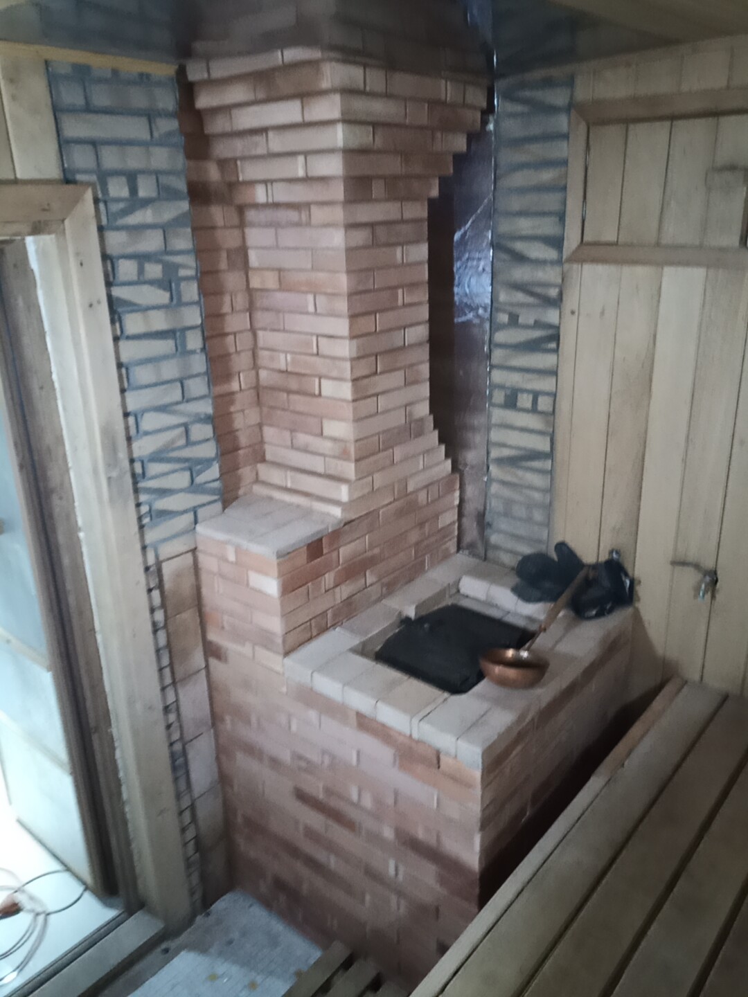 Remodeling a sauna stove in Valencia